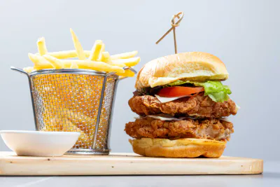 Double Crispy Burger