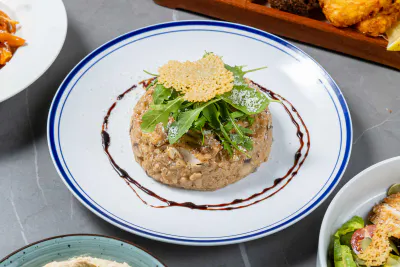Mushroom chicken Risotto